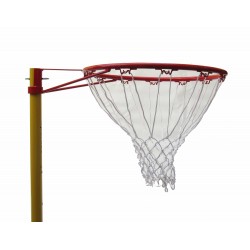 Hoop with attachment to round poles