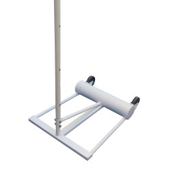 Steel base and pole system 2m